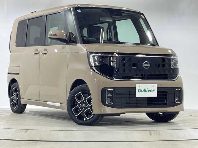 日産 ルークス ハイウェイスター X 神奈川県 2025(令7)年 0.1千km カシミヤグレージュ 届出済未使用車/３６０°セーフティアシスト/純正９型ディスプレイオーディオ/（AM/FM/BT/USB/ＣａｒＰｌａｙ)/バックカメラ/両側パワースライドドア/前席シートヒーター/ステアリングヒーター/ＬＥＤオートライト/前後コーナーセンサー/純正１４インチアルミホイール/プッシュスタート/スマートキー/新車時保証書/取扱説明書/スペアキー