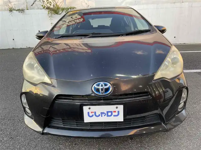 トヨタ アクア S 千葉県 2012(平24)年 11.4万km ブラックマイカ 【(株)IDOMが運営する【じしゃロン八千代店】の自社ローン対象車両になります。こちらは現金ご利用時の価格です。自社ローンご希望の方は別途その旨お申付け下さい。】/純正ナビ/バックカメラ