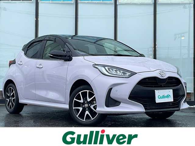 トヨタ ヤリス Z 山形県 2020(令2)年 1.6万km ブラック/アイスピンクメタリック 禁煙車/４WD/トヨタセーフティセンス/ブラインドスポットモニター/クルーズコントロール/オートマチックハイビーム/横滑り防止装置/レーンキープアシスト/全方位カメラ/前後コーナーセンサー/前後ドライブレコーダー/純正ディスプレイオーディオ/（Bluetooth/フルセグ/AM/FM/USB)/nanoe/ハーフレザー/前席シートヒーター/スマートキー×２/純正エンジンスターター/純正アルミホイール/電動格納ミラー/ドアバイザー/取扱説明書/記録簿