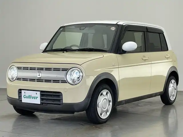 スズキ ラパン S 愛知県 2016(平28)年 6.2万km シフォンアイボリーメタリック 社外ナビ　ＥＴＣ　シートヒーター　禁煙車　ＴＶ　ＣＤ再生　ラジオ　ＨＩＤオートライト　プッシュスタート　レーダーブレーキサポート　衝突軽減装置　ツートンカラー　フロアマット　ドアバイザー　電格ミラー