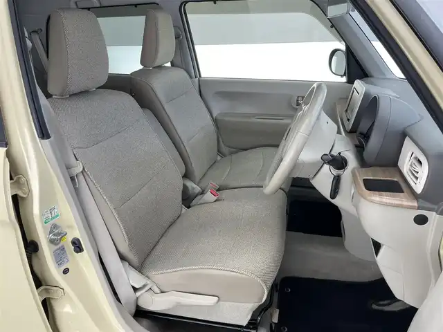 スズキ ラパン S 愛知県 2016(平28)年 6.2万km シフォンアイボリーメタリック 社外ナビ　ＥＴＣ　シートヒーター　禁煙車　ＴＶ　ＣＤ再生　ラジオ　ＨＩＤオートライト　プッシュスタート　レーダーブレーキサポート　衝突軽減装置　ツートンカラー　フロアマット　ドアバイザー　電格ミラー