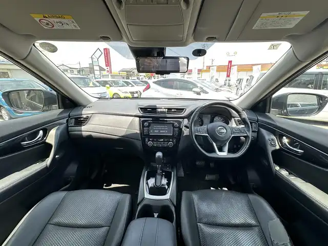 日産 エクストレイル 20X 群馬県 2017(平29)年 4.9万km ダイヤモンドブラック 禁煙車/パートタイム4WD/エマージェンシーブレーキ/純正メーカーOP/ナビTV/（AUX/HDMI/Bluetooth/フルセグTV）/純正LEDオートライト/純正フォグ/純正18インチアルミ/純正フロアマット/プロパイロット/アラウンドビューモニター/ダウンヒルアシストコントロール/電子パーキング/オートホールド/クリアランスソナー/パワーバックドア/撥水カプロンシート/電動格納ミラー/本革巻ハンドル/インテリジェントキー/プッシュエンジンスタート
