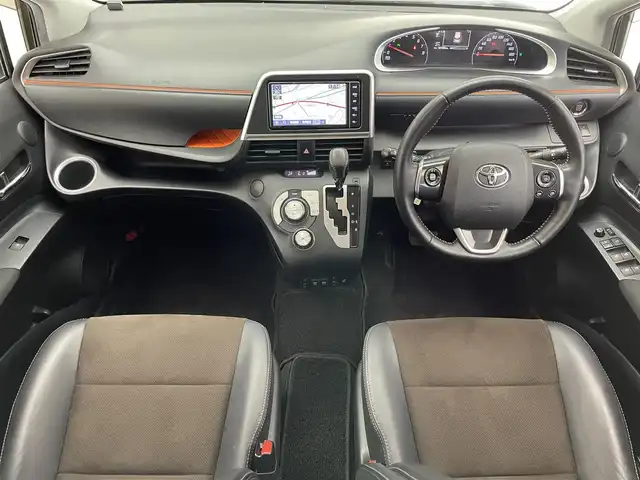 トヨタ シエンタ G クエロ 愛知県 2019(令1)年 6.1万km ヴィンテージブラウンパールクリスタルシャイン 純正ナビ　フルセグＴＶ　純正１２．１型後席モニター　全方位カメラ　ハーフレザー　シートヒーター　ハンドルヒーター　両側パワースライドドア　セーフティセンス　衝突軽減　ＬＥＤオートライト　フォグランプ　TVキャンセラー　禁煙車