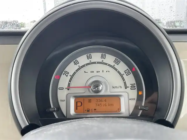 スズキ ラパン G 千葉県 2010(平22)年 7.5万km ミルクティーベージュメタリック 社外７インチナビ　/プッシュスタート/スマートキー/社外１４インチアルミホイール