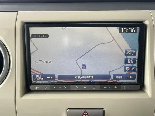 スズキ ラパン G 千葉県 2010(平22)年 7.5万km ミルクティーベージュメタリック 社外７インチナビ　/プッシュスタート/スマートキー/社外１４インチアルミホイール