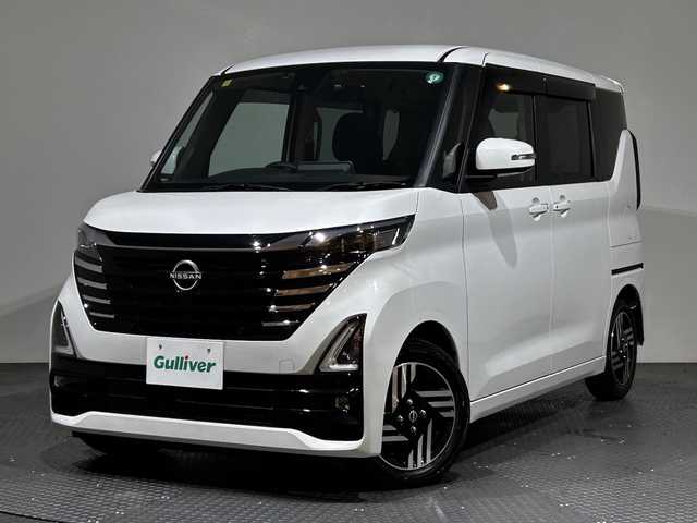 日産 ルークス HWS X プロパイロットED 愛媛県 2023(令5)年 2万km ホワイトパール 純正9型ナビ/(Bluetooth/HDMI/フルセグ)/プロパイロット/インテリジェントルームミラー/全周囲カメラ/ドライブレコーダー/両側電動スライドドア/衝突被害軽減ブレーキ/レーンキープアシスト/オートマチックハイビーム/オートライト/ETC/オートホールド/ドアバイザー/スペアキー/保証書、取扱説明書