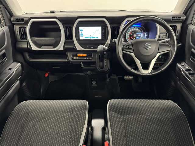 スズキ ハスラー HYBRID G 三重県 2021(令3)年 4.5万km クールカーキPM マイルドハイブリッド/FF/インパネCVT/イクリプス 7インチナビ AVN-LS01W/（CD/DVD/FM/AM/TV/Bluetooth/外部機器）/ドライブレコーダー 前方/ビルトイン ETC/スズキセーフティサポート/・デュアルカメラブレーキサポート/・車線逸脱警報機能／ふらつき警報機能/・リヤパーキングセンサー/・標識認識機能（車両進入禁止、はみ出し通行禁止、最高速度、一時停止）/・先行車発進お知らせ機能/など/装備/・シートヒーター（D/N）/・オートエアコン/・オートライト/・ハイビームアシスト/・ステアリングスイッチ/・プッシュスタート/・電動格納ドアミラー/・スマートキーx1/・純正15inchスチールホイール/など