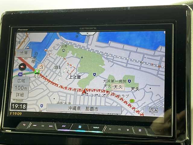 ホンダ Ｎ ＢＯＸ カスタム G L ホンダセンシング 沖縄県 2018(平30)年 5.4万km クリスタルブラックパール 禁煙車　/９インチナビ（AVIC-CL902）/（フルセグＴＶ　Ｂｌｕｅｔｏｏｔｈ接続　ＣＤＤＶＤ再生）　/バックカメラ/クルーズコントロール　/片側パワースライド　/コーナーセンサー　/衝突軽減システム/ＥＴＣ　/ＬＥＤヘッドライト　/オートライト/オートマチックハイビーム/純正アルミホイール/純正マット/ドアバイザー