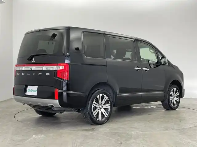 三菱 デリカＤ：５ P 埼玉県 2024(令6)年 2.6万km アメジストブラック 社外１０インチナビ　バックカメラ　ＢＳＭ　ＥＴＣ　前後ドライブレコーダー　ＨＤＭＩ　シートヒーター　ステアリングヒーター　純正アルミホイール　両側パワースライドドア　スマートキー　オートライト　ＬＥＤ