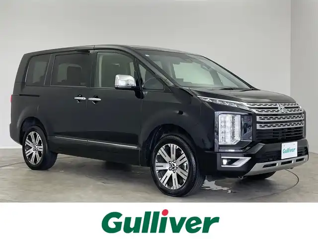 三菱 デリカＤ：５ P 埼玉県 2024(令6)年 2.6万km アメジストブラック 社外１０インチナビ　バックカメラ　ＢＳＭ　ＥＴＣ　前後ドライブレコーダー　ＨＤＭＩ　シートヒーター　ステアリングヒーター　純正アルミホイール　両側パワースライドドア　スマートキー　オートライト　ＬＥＤ