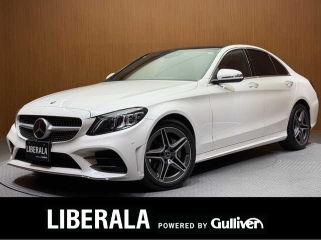 メルセデス・ベンツ Ｃ２２０ｄ アバンギャルド　AMGライン 千葉県 2018(平30)年 5.7万km ダイヤモンドホワイト レザーＥＸＣ　/パノラマＳＲ　/純正ナビ　/バックカメラ　/ＨＵＤ　/ＡＣＣ　/ＢＳＭ　/黒革　/シートヒーター　/パワーシート　/ＬＥＤヘッドライト　/ハイビームアシスト　/Ｂｕｒｍｅｓｔｅｒ　/電動リアゲート