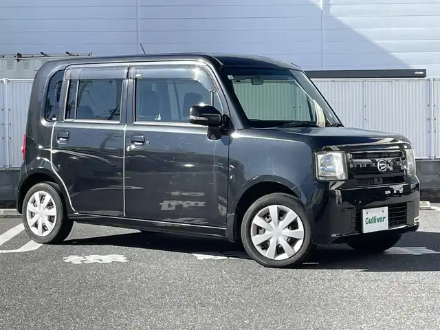 ダイハツ ムーヴ コンテ Xリミテッド 群馬県 2013(平25)年 6万km ブラックマイカメタリック 純正オーディオ/（CD/ラジオ）/アイドリングストップ/オートエアコン/ハロゲンライト/ヘッドライトレベライザー/ドアバイザー/電格ミラー/純正フロアマット/純正ホイールキャップ