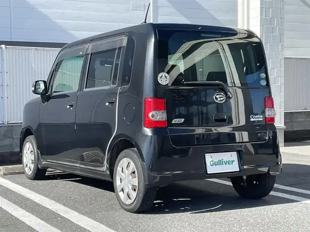 ダイハツ ムーヴ コンテ Xリミテッド 群馬県 2013(平25)年 6万km ブラックマイカメタリック 純正オーディオ/（CD/ラジオ）/アイドリングストップ/オートエアコン/ハロゲンライト/ヘッドライトレベライザー/ドアバイザー/電格ミラー/純正フロアマット/純正ホイールキャップ