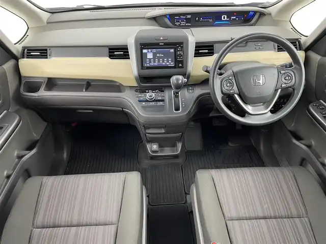 ホンダ フリード G ホンダセンシング 大阪府 2019(平31)年 3.8万km コバルトブルーパール ホンダセンシング/　・衝突軽減ブレーキ〈CMBS〉/　・誤発進抑制機能/　・ACC〈アダプティブ・クルーズ・コントロール〉/　・LKAS〈車線維持支援システム〉/　・歩行者事故低減ステアリング/　・路外逸脱抑制機能/　・先行車発進お知らせ機能/　・標識認識機能/ディスプレイオーディオ【CD/BT/HDMI/ワンセグTV】/両側パワースライドドア/バックカメラ/スマートキー/ビルトインETC/アイドリングストップ/プッシュスタート