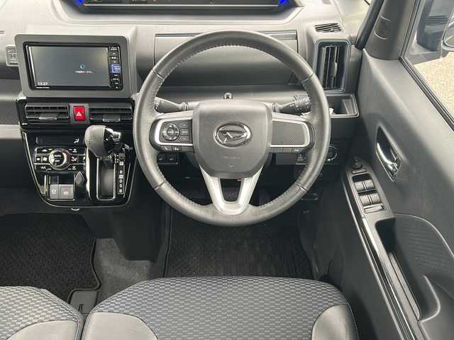 ダイハツ タント カスタム RS 佐賀県 2023(令5)年 3万km クールバイオレットクリスタルシャイン ワンオーナー/純正ナビ/バックカメラ/両側パワースライドドア/プリクラッシュセーフティ/レーンディパーチャーアラート/オートハイビーム/コーナーセンサー/ハーフレザーシート/シートヒーター/電動パーキングブレーキ/オートブレーキホールド/ドライブレコーダー/ETC/プッシュスタート/スマートキー/LEDヘッドライト/フォグライト/純正アルミホイール