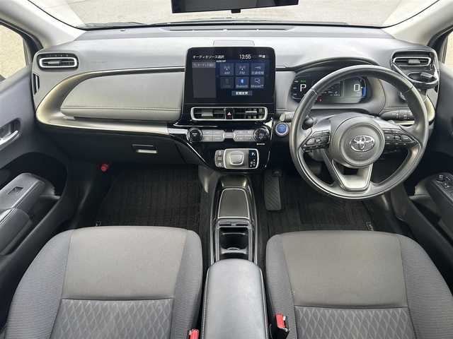 トヨタ アクア Z 岡山県 2022(令4)年 4.1万km ブラックマイカ 登録時走行距離40489km/禁煙車/純正10.5インチディスプレイオーディオ/Bluetooth/全方位カメラ/Toyota Safety Sence/・PCS/LTA/LDA/レーダークルコン/AHB/RSA/TMN/安心降車アシスト/BSM/ドライブレコーダー/ビルトインETC/革巻きステアリング/ステアリングスイッチ/純正LEDヘッドライト/オートライト/オートマチックハイビーム/ヘッドライトレベライザー/プッシュスタート/スマートキー/アイドリングストップ/純正アルミホイール 16インチ/ドアバイザー/電動格納ミラー/純正フロアマット/横滑防止装置/盗難防止装置