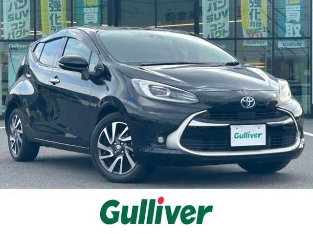 トヨタ アクア Z 岡山県 2022(令4)年 4.1万km ブラックマイカ 登録時走行距離40489km/禁煙車/純正10.5インチディスプレイオーディオ/Bluetooth/全方位カメラ/Toyota Safety Sence/・PCS/LTA/LDA/レーダークルコン/AHB/RSA/TMN/安心降車アシスト/BSM/ドライブレコーダー/ビルトインETC/革巻きステアリング/ステアリングスイッチ/純正LEDヘッドライト/オートライト/オートマチックハイビーム/ヘッドライトレベライザー/プッシュスタート/スマートキー/アイドリングストップ/純正アルミホイール 16インチ/ドアバイザー/電動格納ミラー/純正フロアマット/横滑防止装置/盗難防止装置