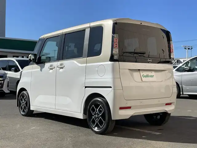 日産 ルークス ハイウェイスター X 東京都 2025(令7)年 0.1千km 白Ⅱ 登録済未使用車/純正ディプレィオーディオ　/・BluetoothAudio/HDMI/AppleCarPlayAnudroidAuto  /ステアリングヒーター /両側パワースライドドア /LEDヘッドライト /前席シートヒーター/ステアリングスイッチ/●アイドリングストップ●ヘッドランプ消し忘れ警報/●パーキングブレーキ戻し忘れ警報/ ●燃料残量警告灯 /●半ドア警告表示 /●全席シートベルト非着用時警告灯&警告音 /●フロント&バックソナー/●エマージェンシーストップシグナル/●イモビライザー/●SRSエアバッグ〈前席〉/●SRSサイドエアバッグ〈前席〉&SRSカーテンエアバッグ/●ロードリミッター付ダブルプリテンショナーシートベルト〈前席〉/●全席ELR付3点式シートベルト /●上下調整式シートベルトアンカー〈前席〉/●i-Sizeチャイルドシート対応 ISO FIX対応取付装置〈後席〉●チャイルドセーフティドアロック/●ヒルスタートアシスト/ ●VDC（ビークルダイナミクスコントロール［TCS機能含む］）●ABS（アンチロックブレーキシステム）/●ブレーキアシスト /●バッテリーセーバー（ヘッドランプ、ルームランプ）/スペアキーX1/保証書＆取説