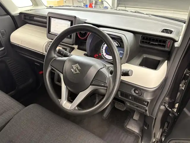 スズキ スペーシア HYBRID G 滋賀県 2023(令5)年 1万km アーバンブラウンパールメタリック 社外7型ナビ/（BT/CD/DVD/SD/ワンセグ）/バックカメラ/ETC/衝突被害軽減ブレーキ/レーンキープアシスト/横滑り防止装置/オートライト/アイドリングストップ/ライトレベライザー/クリアランスソナー