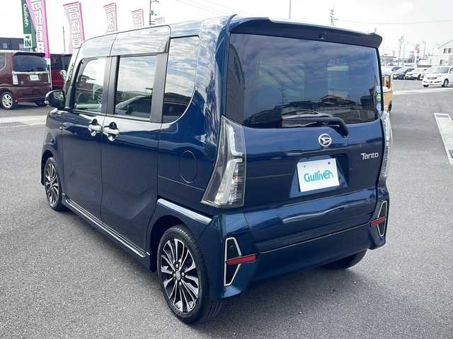 ダイハツ タント カスタム RS セレクション 香川県 2020(令2)年 5.2万km レーザーブルークリスタルシャイン ９インチメモリナビ/・フルセグＴＶ/・ＤＶＤ再生/・ＣＤ再生/両側パワスラ/クルーズコントロール/バックカメラ/プッシュスタート/シートヒーター/・運転席＋助手席/純正アルミホイール/ＬＥＤヘッドライト/ドライブレコーダー/アイドリングストップ/コーナーセンサー