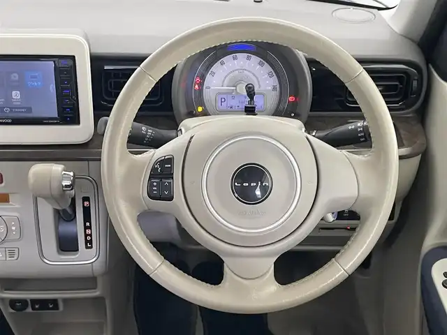 スズキ ラパン モード 愛知県 2020(令2)年 4.9万km ノクターンブルーパール/ホワイト 2トーンルーフ 社外メモリナビ　フルセグＴＶ　Ｂｌｕｅｔｏｏｔｈ　ＵＳＢ　全方位カメラ　シートヒーター　ツートンカラー　ドライブレコーダ　衝突軽減　車線逸脱　ＨＩＤヘッドライト　リアパーキングセンサー　ＥＴＣ　TVキャンセラー　ステアリングスイッチ　プッシュスタート　禁煙車