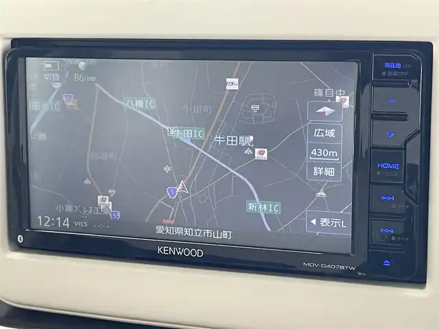 スズキ ラパン モード 愛知県 2020(令2)年 4.9万km ノクターンブルーパール/ホワイト 2トーンルーフ 社外メモリナビ　フルセグＴＶ　Ｂｌｕｅｔｏｏｔｈ　ＵＳＢ　全方位カメラ　シートヒーター　ツートンカラー　ドライブレコーダ　衝突軽減　車線逸脱　ＨＩＤヘッドライト　リアパーキングセンサー　ＥＴＣ　TVキャンセラー　ステアリングスイッチ　プッシュスタート　禁煙車