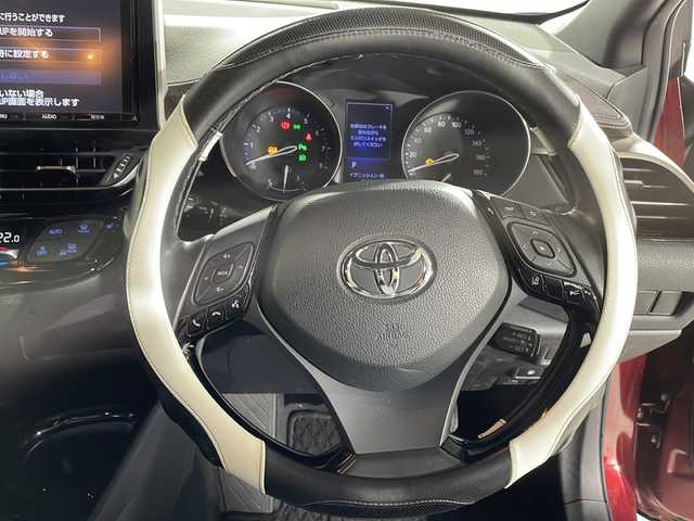 トヨタ Ｃ－ＨＲ G－T 福岡県 2019(令1)年 7.4万km ブラック/センシュアルレッドマイカ 2トーン 純正9型SDナビ（フルセグTV/DVD/CD/BT）バックモニタートヨタセーフティークルコンハーフレザーシートシートヒーターETCLEDヘッドライトBSMスマートキープッシュスタート