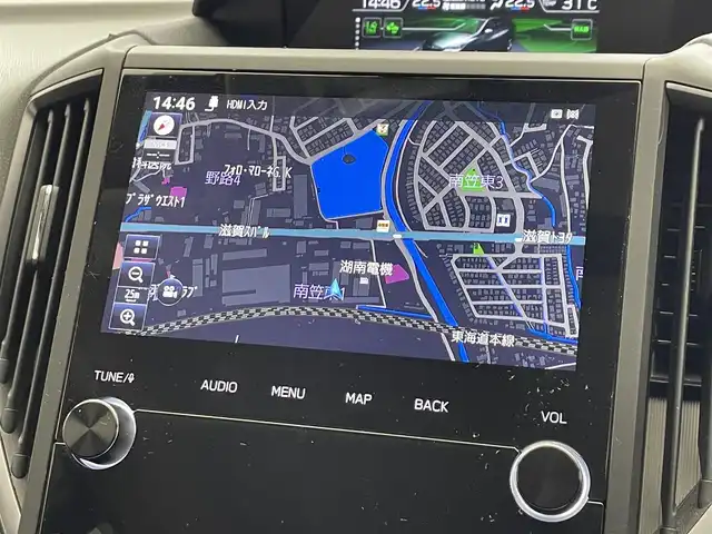 スバル インプレッサ スポーツ STI スポーツ 滋賀県 2020(令2)年 2.1万km マグネタイトグレーメタリック 禁煙車/純正８型SDナビ/・CN-FX800D/・CD/DVD/BL/Bluetooth/HDMI/USB/バックカメラ/サイドカメラ/アイサイト/レーンキープアシスト/横滑り防止/パドルシフト/追従クルコン/革巻きステアリング/純正１８AW/LEDヘッドライト/スマートキー/プッシュスタート
