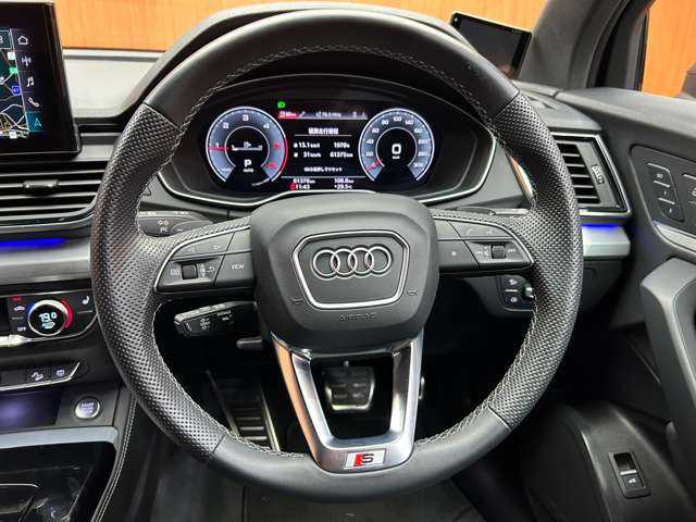 アウディ アウディ Ｑ５ SB 40TDIクワトロ Sライン 千葉県 2022(令4)年 6.2万km デイトナグレーパールエフェクト ＳラインプラスＰＫＧ　/半革　/ＡＣＣ　/ナビ　/ＴＶ　/Ｂｌｕｅｔｏｏｔｈ　/３６０°電動シート　/シートＨ　/電動リアゲート　/マトリクスヘッドライト　/バーチャルコックピット　/パーキングアシスト　/衝突軽減Ｂ　/ＢＳＭ