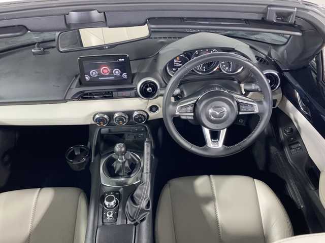 マツダ ロードスター S レザーPKG ホワイトセレクション 沖縄県 2021(令3)年 2万km ディープクリスタルブルーマイカ 禁煙車/6速MT/純正ナビ/【CD/DVD/フルセグTV/BT】/BOSEサウンド/バックカメラ/クルーズコントロール/レザーシート/シートヒーター/スマートシティーブレーキサポート/ブラインドスポットモニター/コーナーセンサー/車線逸脱警報機能/純正LEDヘッドライト/オートライト/スマートキー
