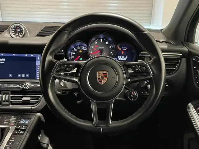 ポルシェ マカン S 静岡県 2019(令1)年 4.6万km 黒 スポーツクロノ/スポーツプラス/黒革シート/純正ナビ/ACC/LKA/パドルシフト/360°カメラ/ユピテル製ドラレコ前後/衝突軽減ブレーキ/オートハイビーム/前席シートヒーター