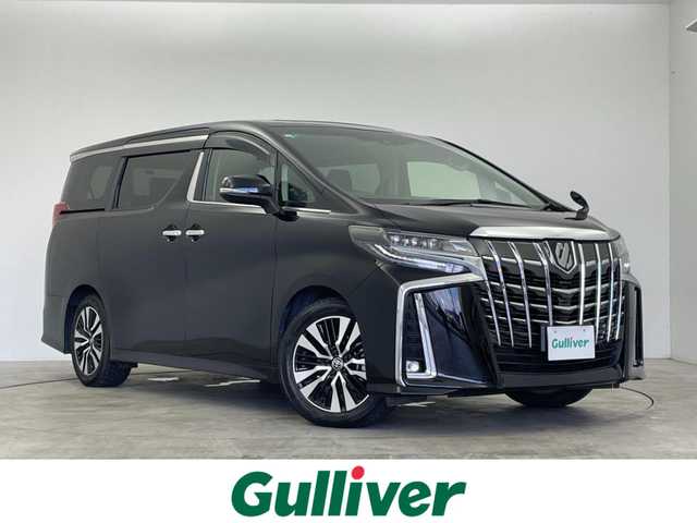 トヨタ アルファード S Cパッケージ 群馬県 2020(令2)年 3.9万km ブラック Ｗムーンルーフ　純正ディスプレイ　後席モニター　Ｂカメラ　衝突軽減　レーダークルコン　ＢＳＭ　ＡＨＢ　電子ミラー　メモリー付レザーシート　エアーシート　シートヒーター　ハンドルヒーター　LEDヘッド　LEDフォグ　前後ドラレコ　ビルトインＥＴＣ　HDMI　純正アルミ　禁煙車