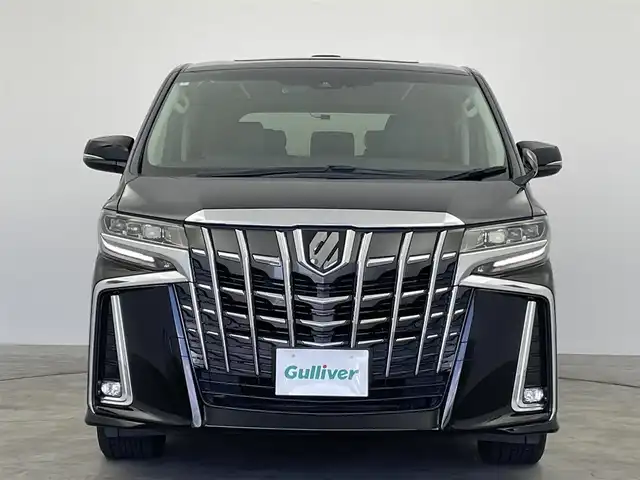 トヨタ アルファード S Cパッケージ 群馬県 2020(令2)年 3.9万km ブラック Ｗムーンルーフ　純正ディスプレイ　後席モニター　Ｂカメラ　衝突軽減　レーダークルコン　ＢＳＭ　ＡＨＢ　電子ミラー　メモリー付レザーシート　エアーシート　シートヒーター　ハンドルヒーター　LEDヘッド　LEDフォグ　前後ドラレコ　ビルトインＥＴＣ　HDMI　純正アルミ　禁煙車