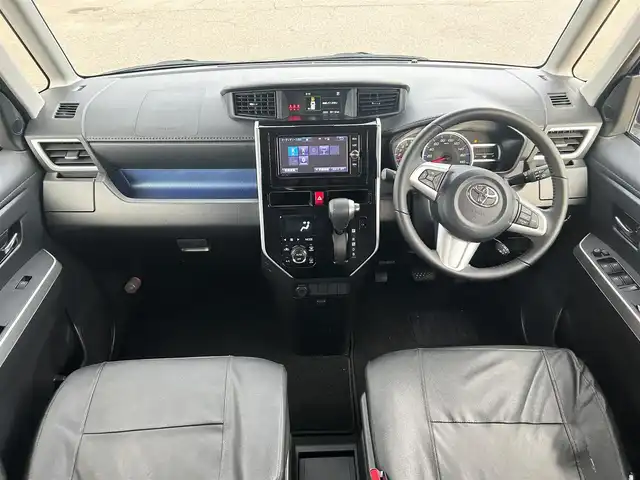 トヨタ ルーミー カスタムG－T 新潟県 2017(平29)年 10万km レーザーブルークリスタルシャイン (株)IDOMが運営する【じしゃロン新潟店】の自社ローン専用車両になります。/こちらは現金またはオートローンご利用時の価格です。自社ローンご希望の方は別途その旨お申付け下さい/プッシュスタート/スマートキー/スペアキー/純正ナビ/バックカメラ/Bluetooth接続可能/DVD視聴可能(走行時不可)/CD、AM、FM視聴可能/フルセグテレビ/クルーズコントロール/両側スライドドア/フルフラット/ウインカーミラー/純正AW/純正LEDヘッドライト