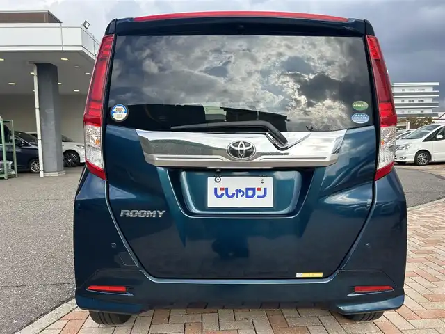 トヨタ ルーミー カスタムG－T 新潟県 2017(平29)年 10万km レーザーブルークリスタルシャイン (株)IDOMが運営する【じしゃロン新潟店】の自社ローン専用車両になります。/こちらは現金またはオートローンご利用時の価格です。自社ローンご希望の方は別途その旨お申付け下さい/プッシュスタート/スマートキー/スペアキー/純正ナビ/バックカメラ/Bluetooth接続可能/DVD視聴可能(走行時不可)/CD、AM、FM視聴可能/フルセグテレビ/クルーズコントロール/両側スライドドア/フルフラット/ウインカーミラー/純正AW/純正LEDヘッドライト