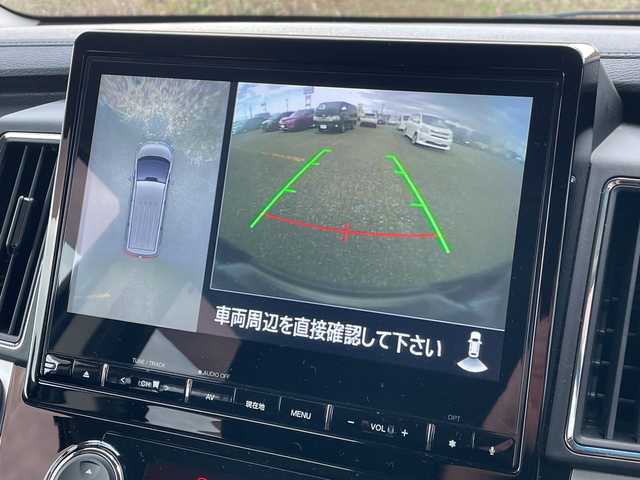 三菱 デリカＤ：５ P 新潟県 2019(平31)年 4.7万km ウォームホワイトパール 4WD/純正10.1インチSDナビ/CD/DVD/BT/フルセグテレビ/SDミュージックサーバー/全方位カメラ/ETC/ドライブレコーダー/衝突被害軽減ブレーキ/レーンキープアシスト/レーダークルーズコントロール/両側パワースライドドア/運転席パワーシート/シートヒーター/パドルシフト/ステアリングスイッチ/パワーバックドア/スマートキー/プッシュスタート/LEDヘッドライト/オートライト/フォグランプ/純正18インチアルミホイール