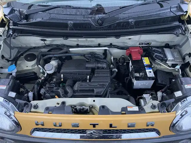 スズキ ハスラー F リミテッド 滋賀県 2017(平29)年 6.7万km アクティブイエロー/ホワイト2トーンルーフ ４WD/純正ナビ/・Bluetooth/ワンセグ/・CD/DVD/バックカメラ/ステアリングリモコン/前後ドライブレコーダー/ETC/前席シートヒーター/LEDオートライト/デュアルカメラブレーキサポート/スマートキー/社外AW付サマータイヤ積載