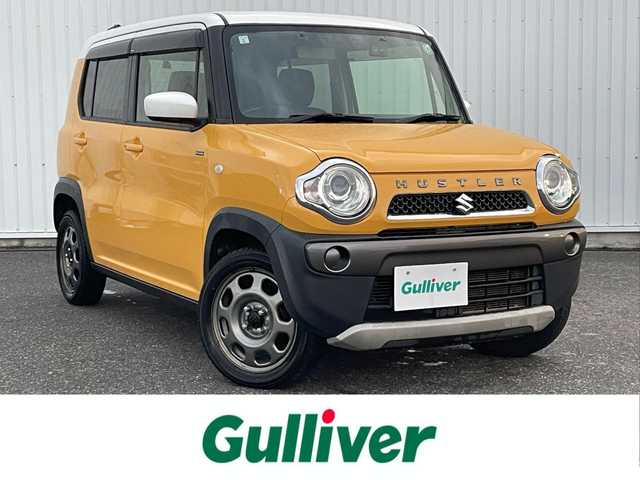 スズキ ハスラー F リミテッド 滋賀県 2017(平29)年 6.7万km アクティブイエロー/ホワイト2トーンルーフ ４WD/純正ナビ/・Bluetooth/ワンセグ/・CD/DVD/バックカメラ/ステアリングリモコン/前後ドライブレコーダー/ETC/前席シートヒーター/LEDオートライト/デュアルカメラブレーキサポート/スマートキー/社外AW付サマータイヤ積載
