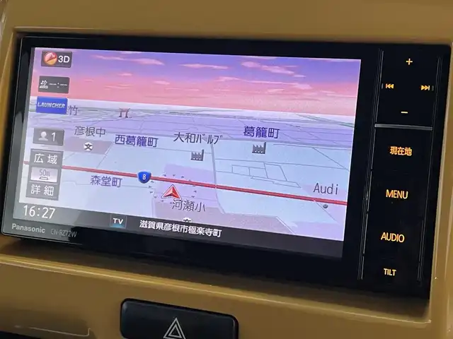 スズキ ハスラー F リミテッド 滋賀県 2017(平29)年 6.7万km アクティブイエロー/ホワイト2トーンルーフ ４WD/純正ナビ/・Bluetooth/ワンセグ/・CD/DVD/バックカメラ/ステアリングリモコン/前後ドライブレコーダー/ETC/前席シートヒーター/LEDオートライト/デュアルカメラブレーキサポート/スマートキー/社外AW付サマータイヤ積載