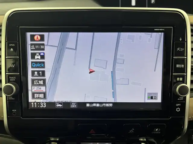 日産 セレナ e－パワー ハイウェイスター V 富山県 2019(令1)年 5.5万km ブリリアントホワイトパール 純正SDナビ/（CD・DVD・BD・BT・MSV・AUX）/フルセグTV/バックカメラ/純正フリップダウンモニター/両側パワースライドドア/ハンズフリースライドドア/クルーズコントロール/衝突軽減ブレーキ/車線逸脱警報/寒冷地仕様/純正ドラレコ/純正ビルトインETC/LEDヘッドライト/フォグライト/オートライト/シートバックテーブル/ハーフレザーシート（茶色）/前席シートヒーター/スマートキー/プッシュスタート/ドアバイザー/ステアリングヒーター/ISOFIX/2列目USB