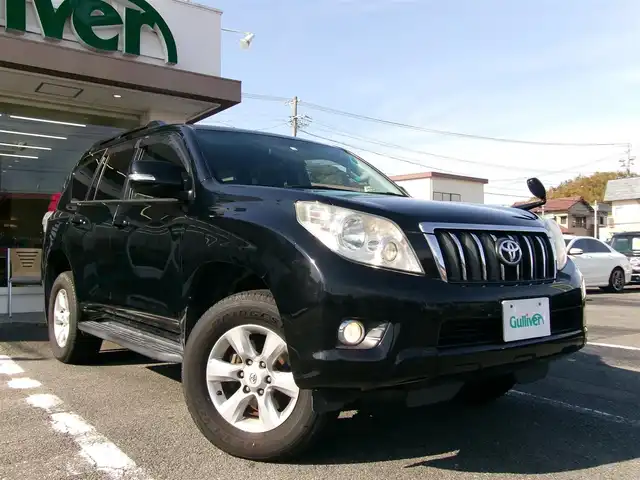 トヨタ ランドクルーザー プラド TX 三重県 2012(平24)年 13.9万km ブラック ♪ワンオーナー/♪4WD/スマートキー/プッシュスタート/純正HDDナビ/・フルセグ・CD録音/・DVD再生・SD/・Bluetoothオーディオ/・バックカメラ/ルーフレール/純正17インチAW/フォグライト/オートライト/ウィンカーミラー/電格ミラー/ヘッドライトレベライザー/プライバシーガラス/フロアマット/ドアバイザー/ビルトインETC/サイド/カーテン/ニーエアバック