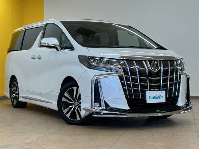 トヨタ アルファード S Cパッケージ 群馬県 2022(令4)年 5.3万km ホワイトパールクリスタルシャイン トヨタセーフティセンス/・プリクラッシュセーフティ/・レーントレーシングアシスト/・ロードサインアシスト/・オートマチックハイビーム/・レーダークルーズコントロール/・クリアランスソナー/・パーキングサポートブレーキ/・リアクロストラフィックアラート/・ブラインドスポットモニター/サンルーフ/純正12.1インチフリップダウンモニター/三眼LEDヘッドライト/モデリスタエアロ/パワーバックドア/デジタルインナーミラー/純正9インチディスプレイオーディオ/・ナビ機能/・フルセグTV/・CD/DVDデッキ/・BT/USB/AM.FM/・Applecarplay/Androidauto/バックカメラ/ビルトイン2.0ETC/前後ドライブレコーダー/両側電動スライドドア/レザーシート/D席メモリ付パワーシート/前席/Sシートパワーシート/前席シートヒーター/前席エアーシート/AC100Vコンセント/USBポート/ウッドコンビハンドル/ステアリングスイッチ/ステアリングヒーター/電動パーキングブレーキ/オートホールド/スマートキー×2/エンジンスターター/プッシュスタート/フォグランプ/純正18インチAW