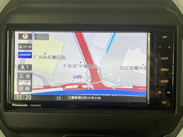 マツダ フレア クロスオーバー ハイブリッド XS 三重県 2021(令3)年 3.4万km クールカーキパールメタリック 禁煙車/Panasonic７インチＳＤナビ(CN-RZ765W)/・Ｂｌｕｅｔｏｏｔｈ・ＣＤ／ＤＶＤ・TV・AM/FM・SD・USB/衝突軽減ブレーキ/レーンキープアシスト/コーナーセンサー/前後ドラレコ(ZDR035)/アイドリングストップ/前席シートヒーター/ビルドインＥＴＣ/純正15インチアルミホイール/スマートキー/プッシュスタート/スペアキー/電動格納ミラー/ドアバイザー/フォグランプ