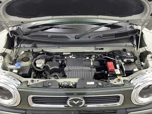 マツダ フレア クロスオーバー ハイブリッド XS 栃木県 2021(令3)年 3.4万km クールカーキパールメタリック ワンオーナー/社外7インチSDナビ(Panasonic CN-RZ765W)/・Bluetooth/・フルセグTV/・AM/FM/・SD/・USB/セーフティサポート/・誤発進抑制/・デュアルカメラブレーキサポート/・車線逸脱警報/・ハイビームアシスト/・標識認識/・ふらつき警報/前後ドライブレコーダー(COMTEC ZDR035)/ビルトインETC/シートヒーター(D/N席)/ドアバイザー/アイドリングストップ/純正15インチアルミホイール/純正フロアマット/サイド+カーテンエアバッグ/スマートキー×2本/保証書、取扱説明書