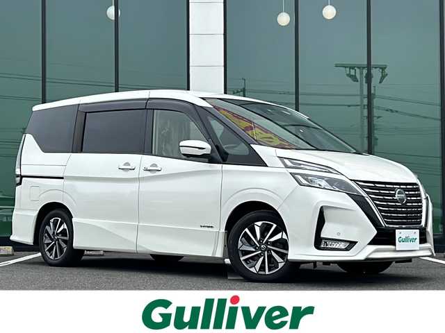 日産 セレナ ハイウェイスター V 福岡県 2020(令2)年 6.2万km ブリリアントホワイトパール プロパイロット/純正10インチSDナビ【MM519D-L】/【AM/FM/CD/DVD/Bluetooth/フルセグTV】/純正11インチフリップダウンモニター/バックカメラ/アラウンドビューモニター/ビルトインETC/日産純正前方ドライブレコーダー【DJ4-D】/アイドリングストップ/レーダークルーズコントロール/エマージェンシーブレーキ/速度標識表示/道路標識表示/駐車支援/ふらつき警報/両側電動パワースライドドア/オートブレーキホールド/オートライト/WAC/ステアリングスイッチ/盗難防止装置/横滑り防止装置/保証書/ナビ取扱説明書/スペアキー×1