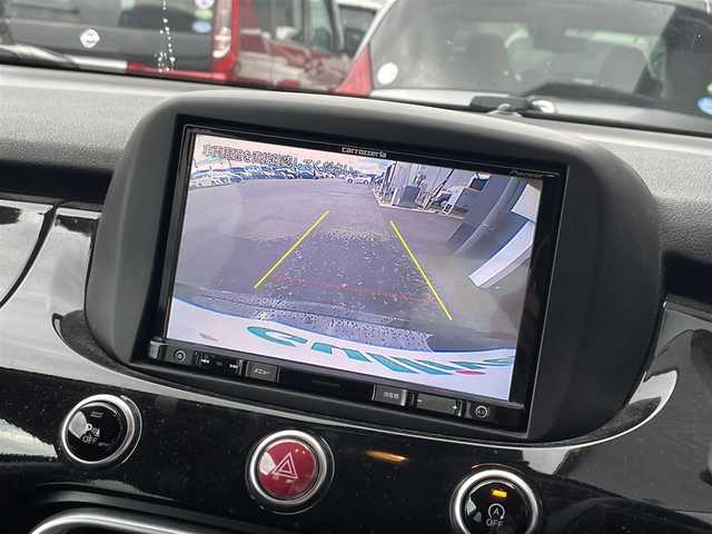 フィアット ５００Ｘ ポップスター 滋賀県 2016(平28)年 4.9万km 黒 社外ナビ/CD.DVDBluetooth.フルセグ/バックカメラ/ETC/純正17インチAW/コーナーセンサー/革巻きステアリング/フォグライト/オートライト