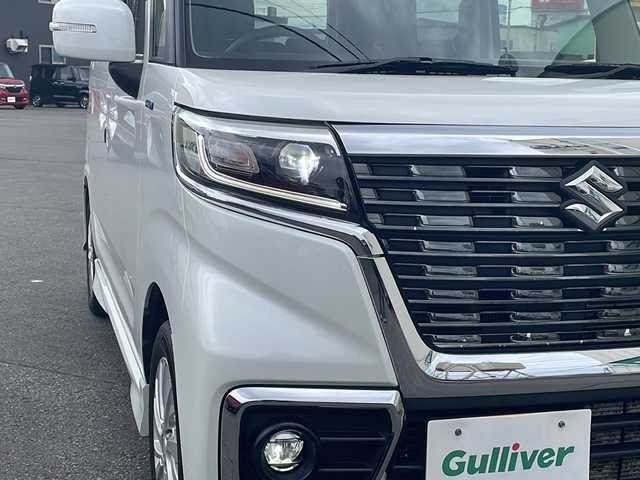 スズキ スペーシア カスタム HYBRID GS 道北・旭川 2020(令2)年 7.6万km ピュアホワイトP ・禁煙車/・4WD/・社外ナビ/CD/DVD/BT/SD/DTV/・片側パワースライドドア/・アイドリングストップ/・レーンキープアシスト/・衝突軽減ブレーキ/・横滑り防止/・ミラーヒーター/・レーダークルーズコントロール/・オートライト/・前席シートヒーター/・ウィンカーミラー/・LEDヘッドライト/・フォグランプ/・スマートキー/・保証書/取説/・フロアマット/・ドアバイザー