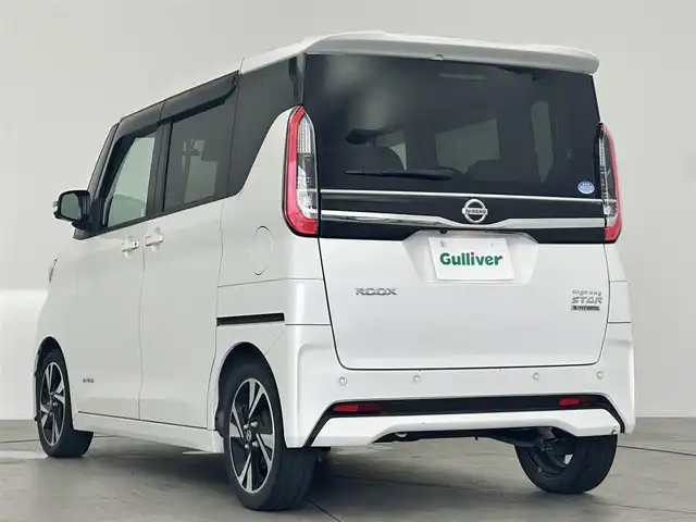 日産 ルークス HWS Gターボ プロパイロットED 愛知県 2020(令2)年 4万km ホワイトパール 両側パワースライドドア/ベージュ内装/リア送風/純正9インチナビ/（CD/DVD/BT/フルセグ）/全方位カメラ/ETC/ドラレコ/追従クルーズコントロール/プロパイロット/運転支援装備/シートバックテーブル/ベンチシート/ドアバイザー