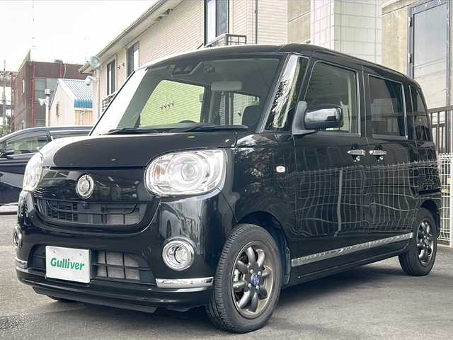ダイハツ ムーヴ キャンバス G ブラックインテリア リミテッド SAⅢ 島根県 2019(令1)年 4.4万km ブラックマイカメタリック 登録時走行距離43833km/純正ナビ(NSZP-W690)/両側パワースライドドア　/禁煙車/Ｂｌｕｅｔｏｏｔｈ接続　/全方位カメラ　/ドライブレコーダー（DRN-H68N）/オートライト/オートマチックハイビーム　/衝突被害軽減システム　/アイドリングストップ　/スマートキー　/フルセグＴＶ/ワンオーナー/ETC/プッシュスタート/PWR