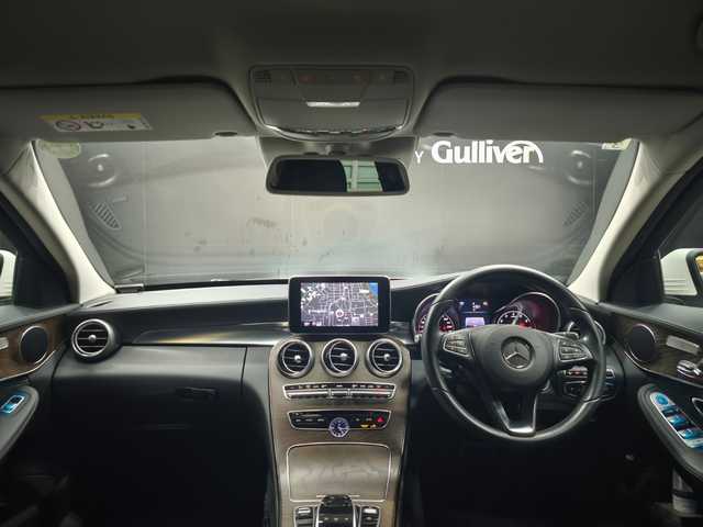 メルセデス・ベンツ Ｃ２００ エクスクルーシブラインリミテッド 群馬県 2015(平27)年 4.8万km ポーラホワイト ワンオーナー/レーダーセーフティパッケージ/バックカメラ/コーナーセンサー/ハーフレザーシート/フルセグTV/純正HDDナビ/純正17インチAW/ETC2.0 /D席パワーシート/D/N席シートヒーター/BT/SD/USB/純正フロアマット/ＣＤ/ＤＶＤ/禁煙車/スマートキー